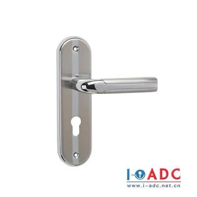 Furniture Hardware New Design Privacy Lever Handle Square Plate with Door Handle