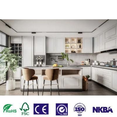 New Design Modern Style White Lacquer Modular Kitchen Cabinet for Home Furniture