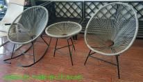 Outdoor Rattan Chair Set Wholesale Indoor Outdoor Steel Wicker Patio Outdoor Garden Chair Egg Rattan Chair