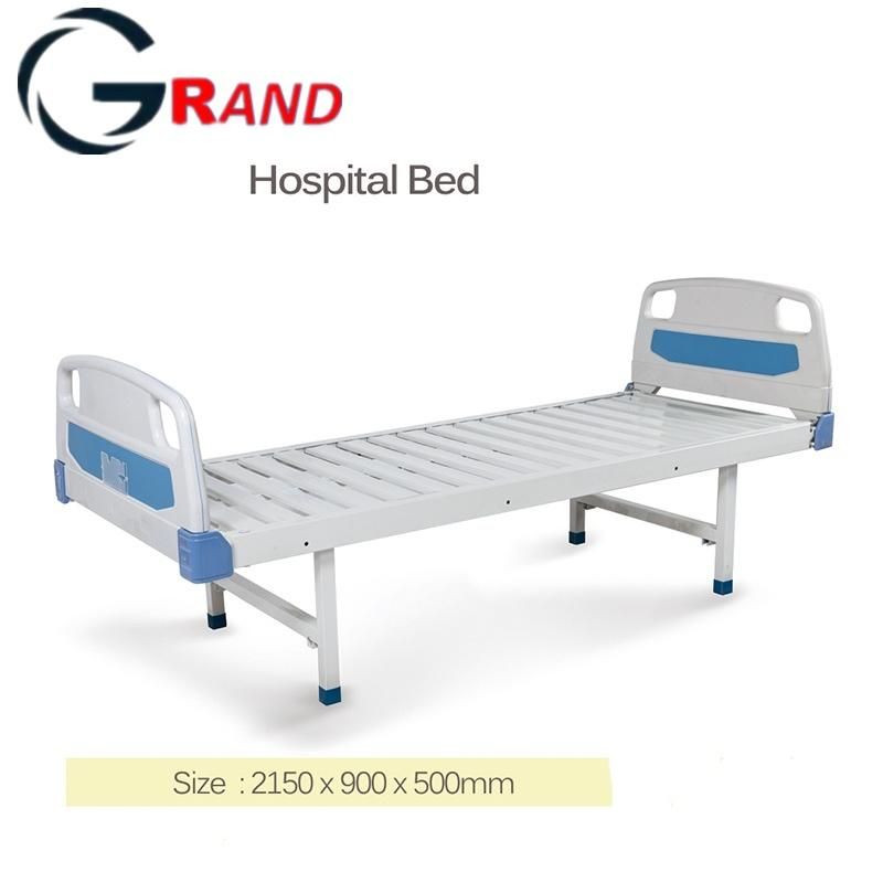 European Style Four Small Guardrails Central Control Casters Integrated Brakes Cold-Rolled Steel Hospital Bed