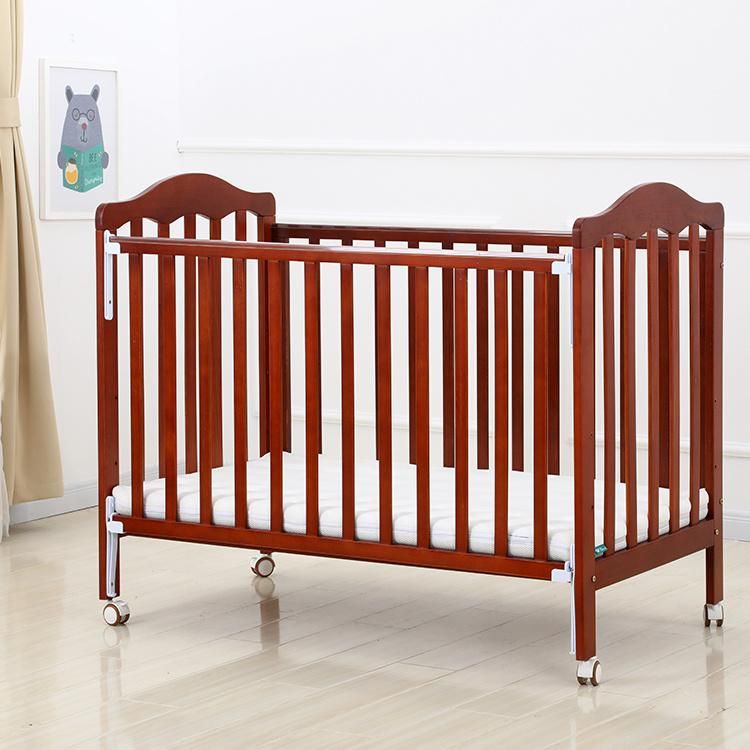 Wholesale Factory Price European Quality Portable Fashion Baby Crib Baby Bed Bedside Bed