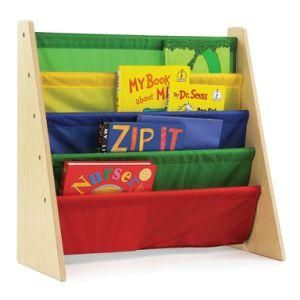 Morden Bookshelf Cabinet with Nylon Fabric Carrier Children Furniture