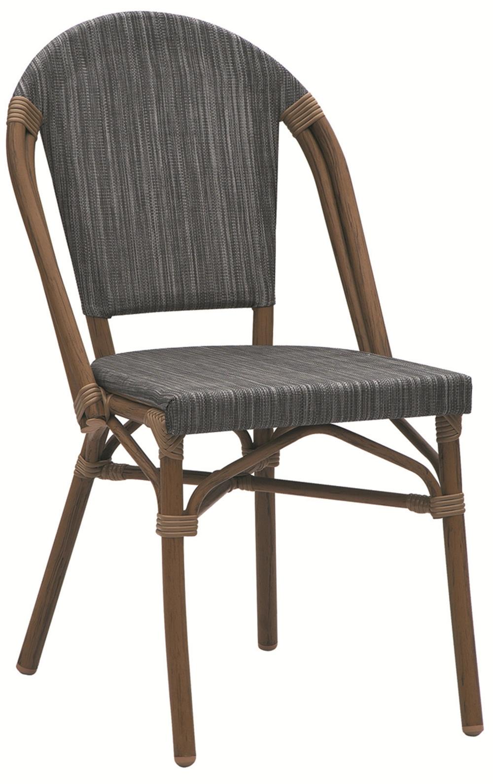 Anti UV Never Fading Color Low Price Fabric Outdoor Chair Aluminum Plastic Furniture