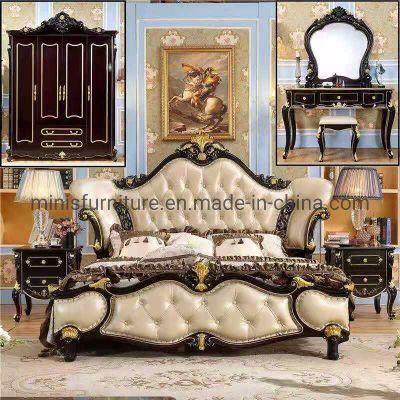 (M-CB61) European Luxury Bedroom Set Wardrobe/Dresser/Nightstands/Bed
