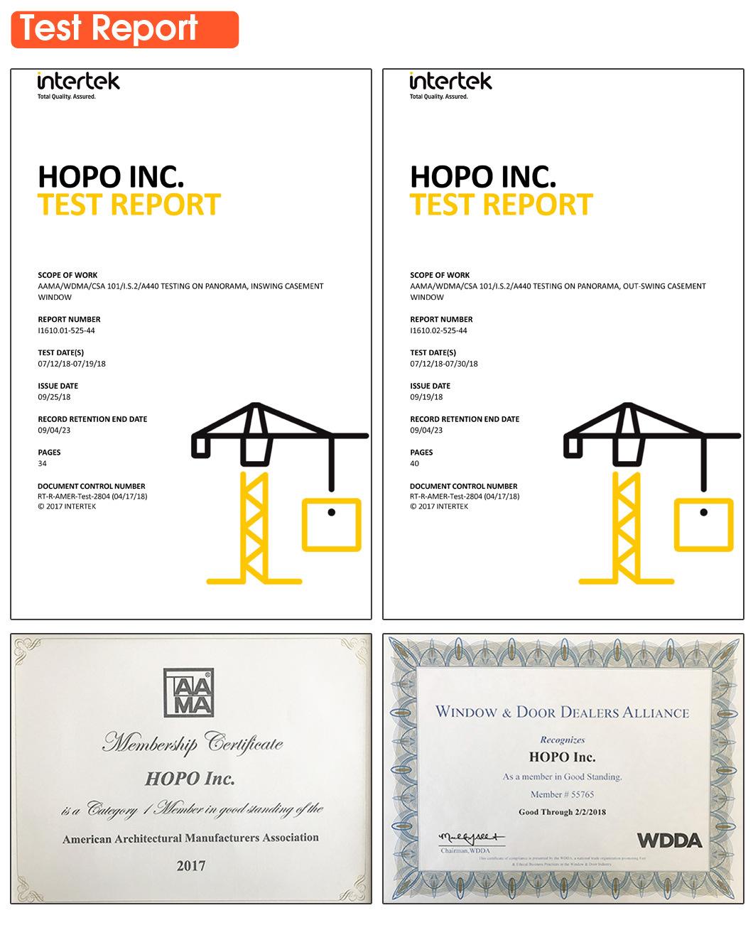 Hopo New Design Safety Protection Aluminium Door Handle