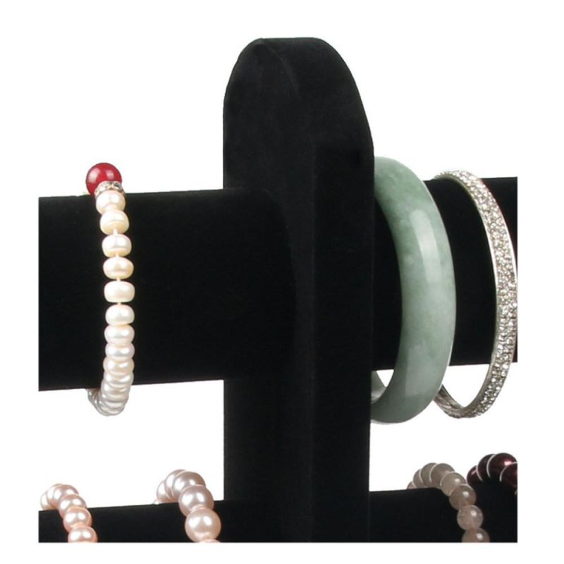 Vertical Three-Layer Bracelet Bracelet Necklace Jewelry Display Rack Jewelry Rack European Creative Wooden Jewelry Props