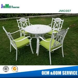 Outdoor Cast Aluminum Furniture Cast Dining Table and Chair (JMC007)