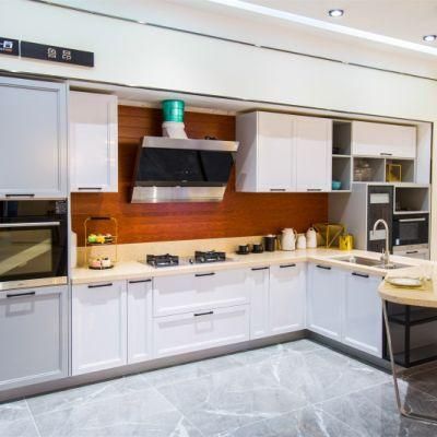 Newest Designs Aluminum Aluminium Wood - Grain Bedroom Kitchen Cabinet Furniture