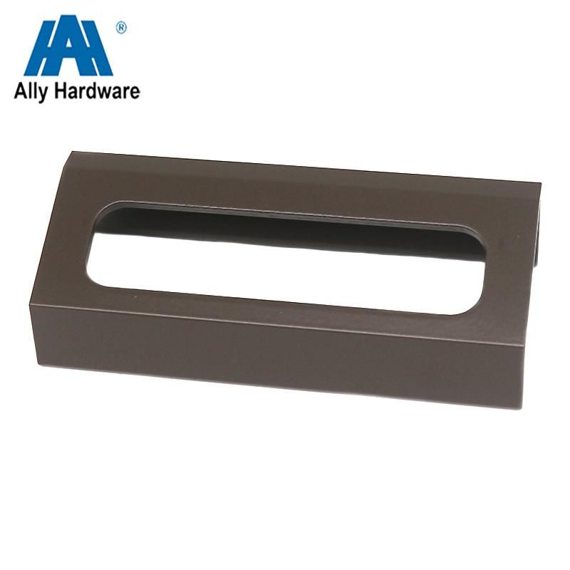 Furniture Closet Cabinet Aluminum Alloy Sliding Door Flush Pull Handle