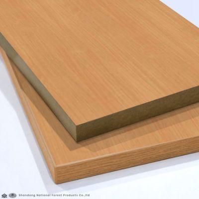 Melamine Face HDF Board MDF for Kitchen Cabinet Door for European and America Market