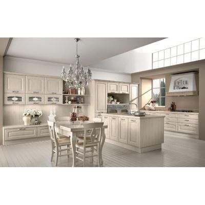 2021 Full House Customized European Luxury Solid Wood Modular Kitchen Cabinets