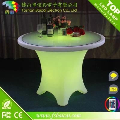 Multipurpose Cost Effetive PE Plastic Drive LED Table