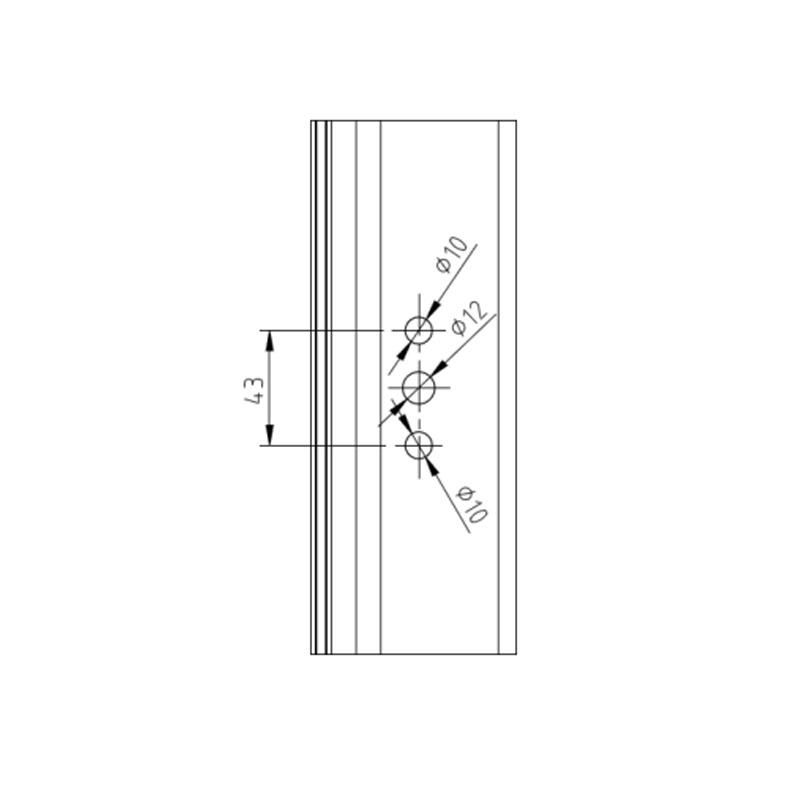 Minimalist Beauty pH904 Square Spindle Handle From Hopo