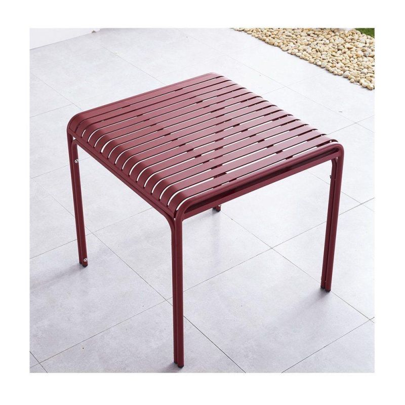 Aluminum Outdoor Modern Side Table European Industrial Style Bar Table