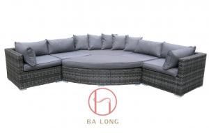 Rattan 6PCS Corner Sofa Set