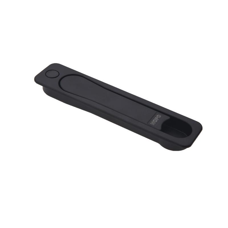 Hopo High Quality Zinc Alloy Concealed Black Handle for Sliding Door, Spindle55mm