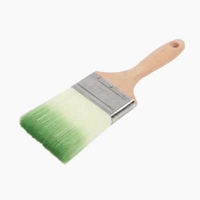 MSN China 1&quot; Green Wooden Custom Paint Brush European Paint Brush