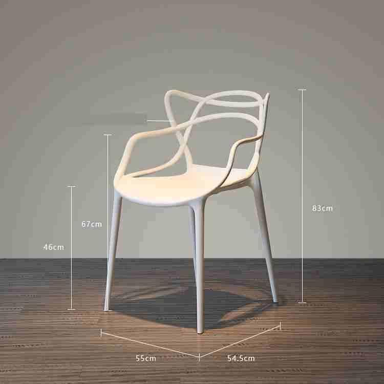 Tylish European Living Room Furniture High Seat Plastic Leisure Chair