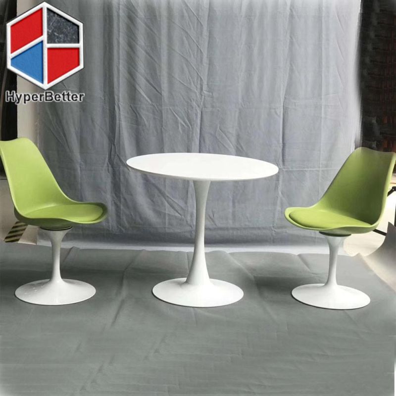 PE Rattan Table with Glass Table Top Garden Table