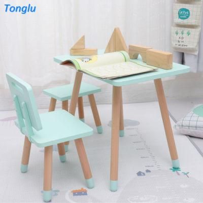 European Children Table and Chair Set Study Activity Toddler Chair and Stool