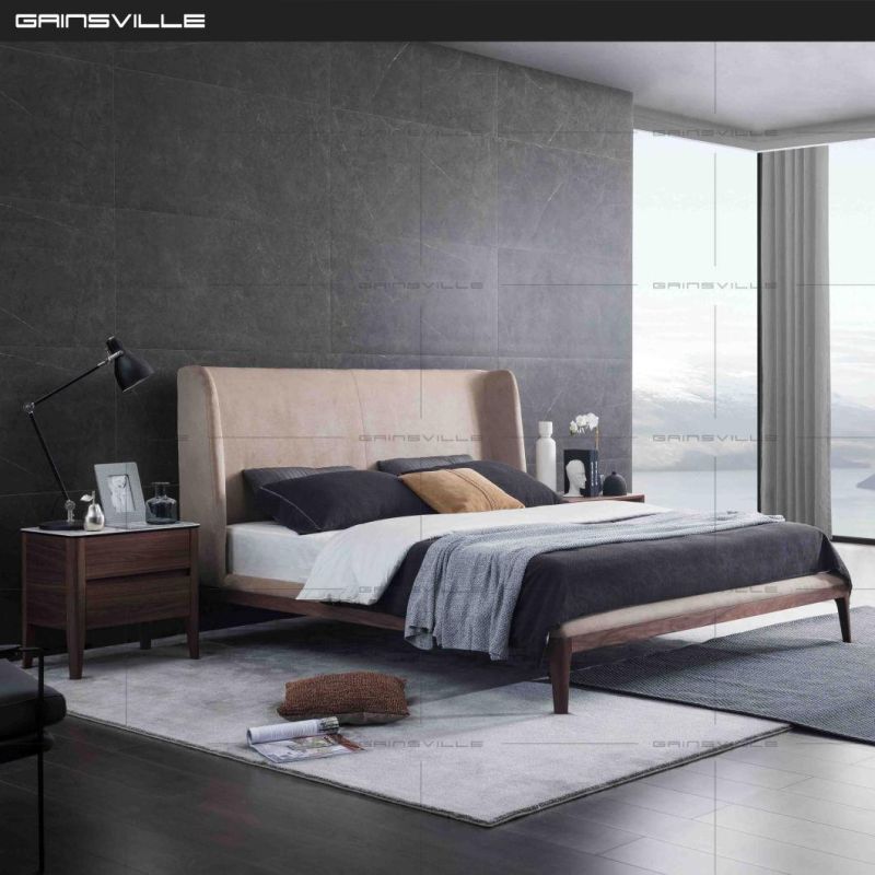 European Furniture Modern Bedroom Furniture Beds King Bed for Hotel Gc1831