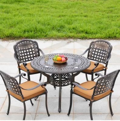 Home Furniture Garden Furniture Set Aluminum Table and Chairs Outdoor Furniture