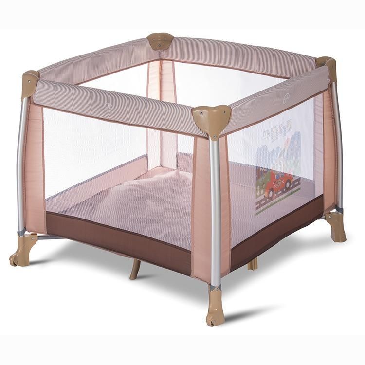 Hot Selling Large Folding Baby Playpen /Square Baby Playpen in Steel /Square Baby Bed