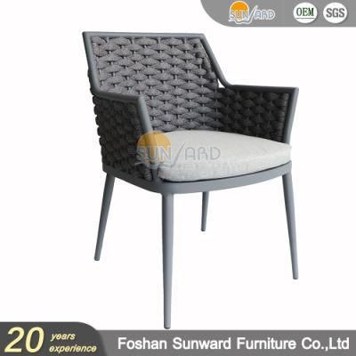 Tufted Modern Hotel Wedding Party Restaurant Dining Chair Aluminum Table and Chairs