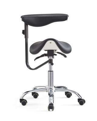 Medical Ergonomic Saddle Seat Stool for Dentist Chair
