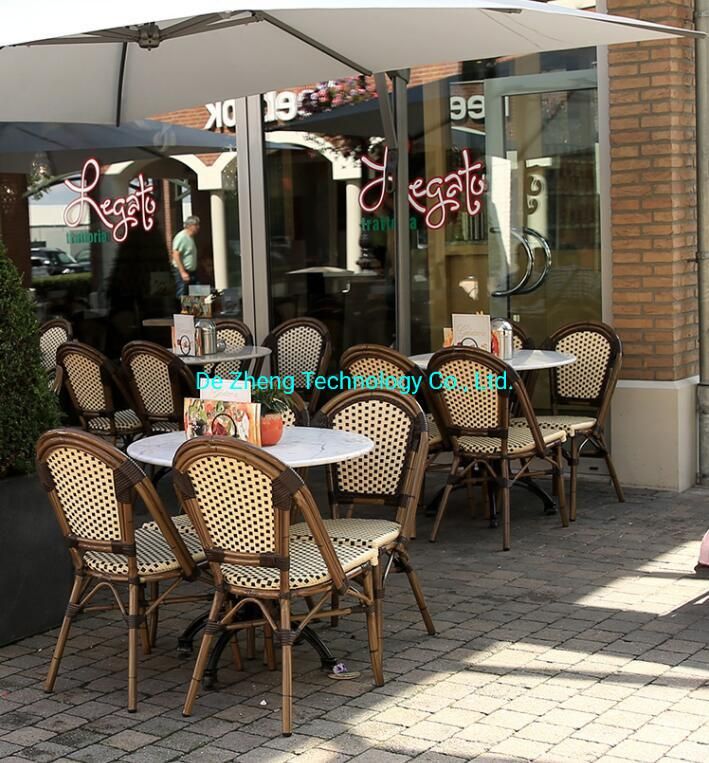 High Quality Ventilate Textilene Mesh Outdoor Furniture Cafe Restaurant Hotel Furniture