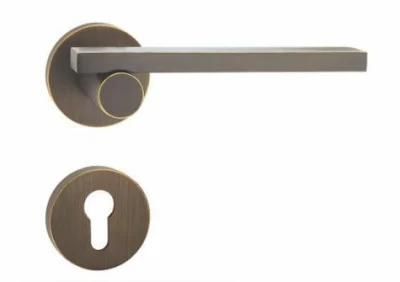Modern Solid Brass Lever Door Handle