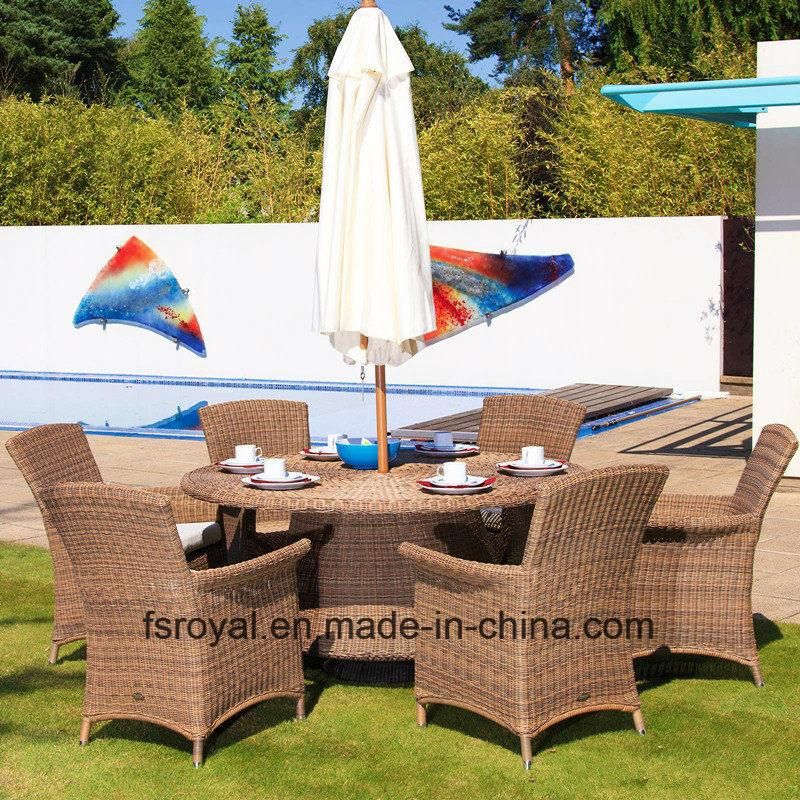 Garden Patio Furniture Outdoor Rattan Furniture Hotel Restaurant Chair Dining Furniture Set