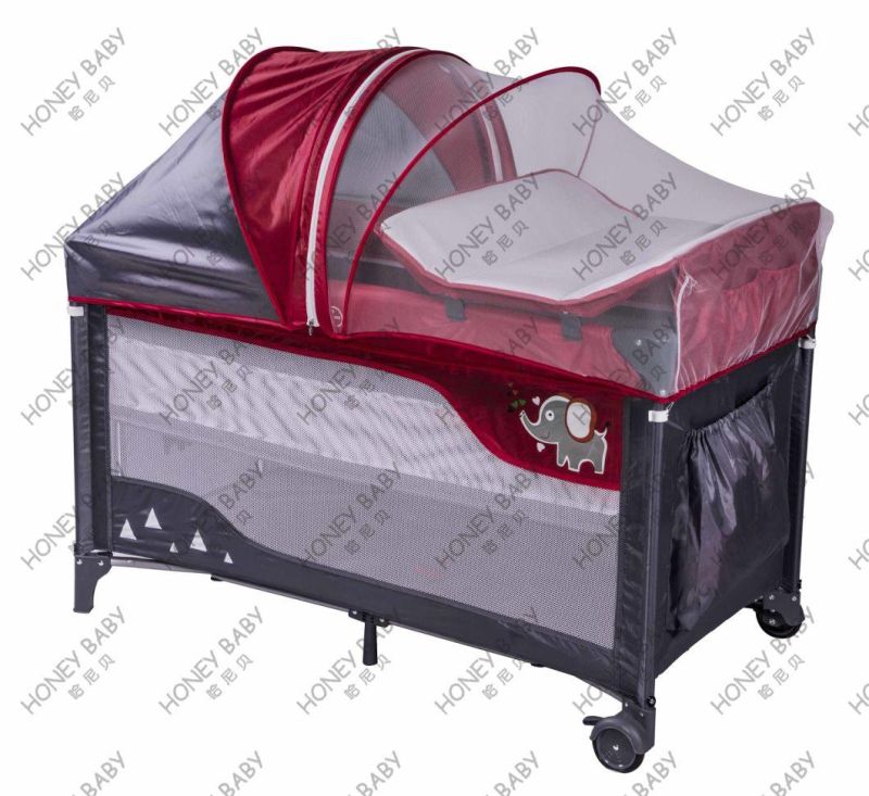 Multifunction Square Baby Travel Cot Folding Playpen Bed Baby Crib Bed Baby Cot Bed