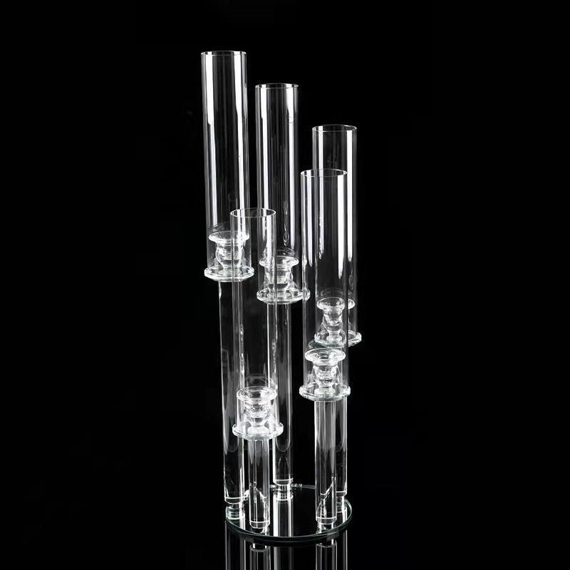 K9 Crystal Glass Candlestick Candle Stand Wedding Table Candelabra