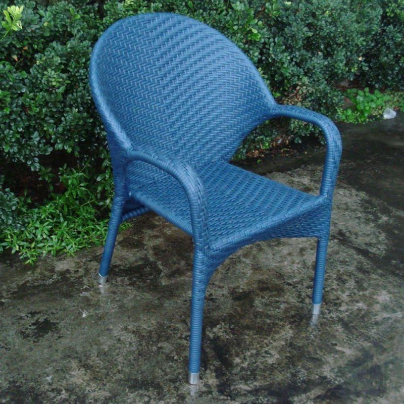 Antique Design European Style Garen Wicker Aluminum Acapulco Chair