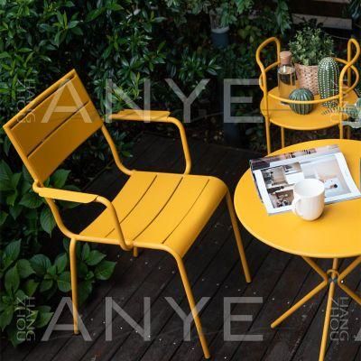 All Weather Resistant Metal Furniture with Powder Coating Outdoor Furniture Dining Chair
