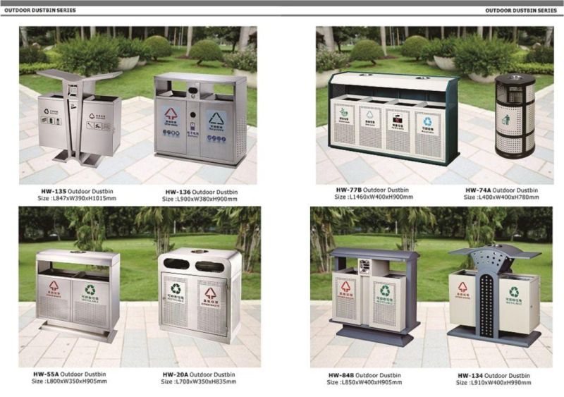 Outdoor Waste Container for European Market with Good Quality (HW-521)