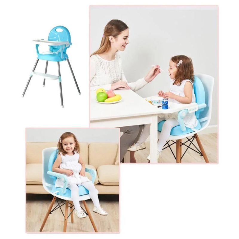 Foldable 0-6 Kids High Dining Baby Adjustable Chair