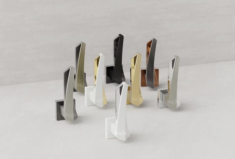 Hyh Hot Selling Zinc Alloy European New Special Popular Modern Style Lever Door Handle for Room Wooden Door