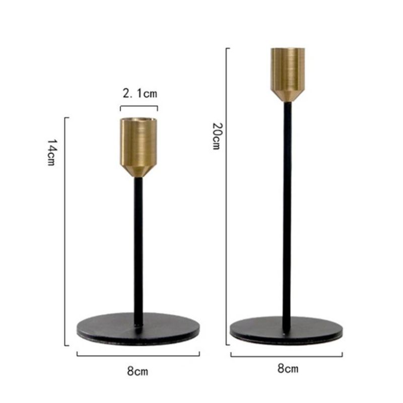 Metal Candlestick Creative Decoration Nordic Single Head Candlestick Romantic Valentine′ S Day Gift