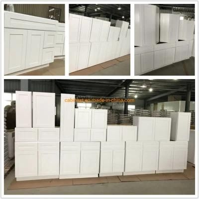 MDF White Modern Kitchen Cabinets Customized Chinese Furniture Maker