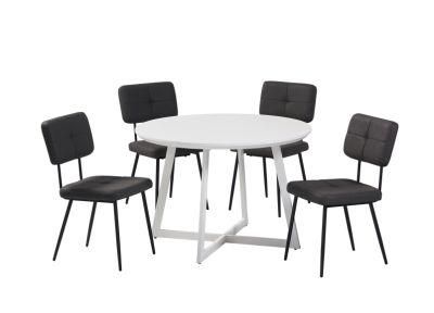 Hot Sale Modern Design European Style Home Restaurant Cafe Table Metal Leg Dining Table