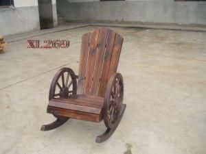 Burnt Cedar Patio Rocking Chair Outdoor Leisure Chairs
