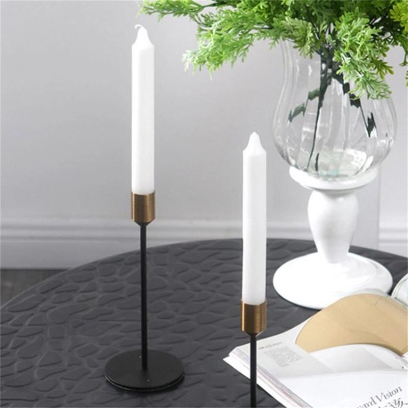 Metal Candlestick Creative Decoration Nordic Single Head Candlestick Romantic Valentine′ S Day Gift