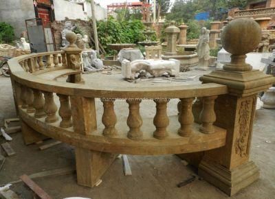 Top Quality Outdoor Decorative Stone Hand Carved White Marble Table and Benches
