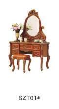European Bedroom Furniture Wooden Makeup Table