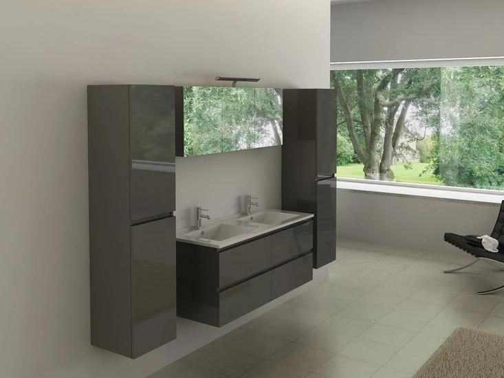 European Luxury Bathroom Vanity with Double Side Cabinet