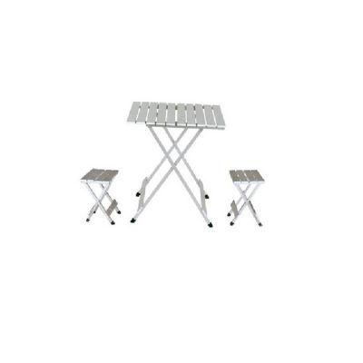 Outdoor Metal Dining Portable Folding Table and Chair Set