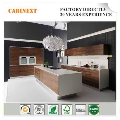 Solid Wood Dovetail Construction Black Grey White Kitchen Cabinets for Wholesaler