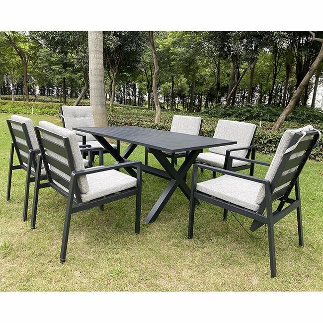 Unfolded OEM Kraft Paper Package Chair 8 Seater Outdoor Dining Set